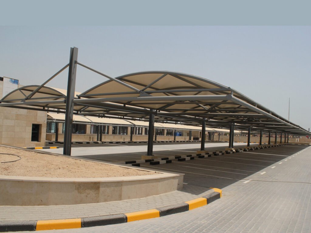 Double Cantilever Car Parking Shades KSA (3)