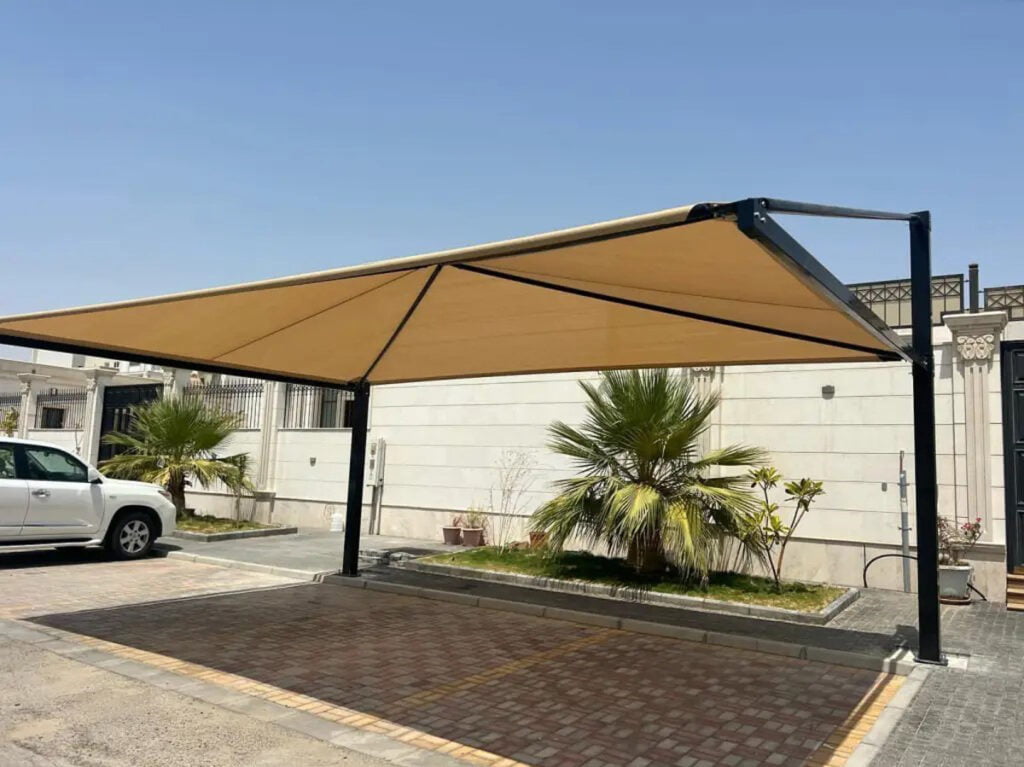 Pyramid Arch Design Parking Shades (3)