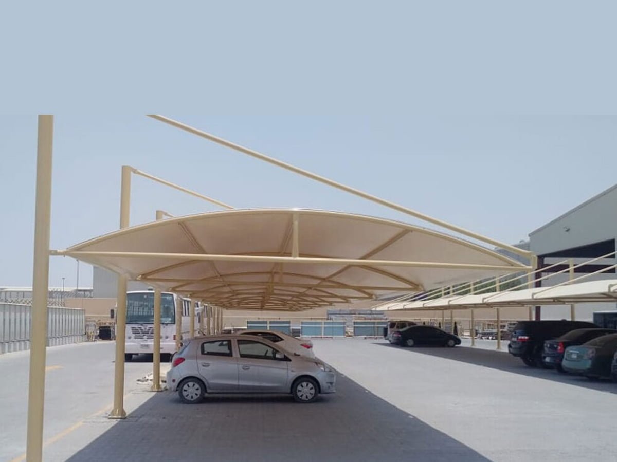 Single Cantilever Car Parking Shades KSA (1)