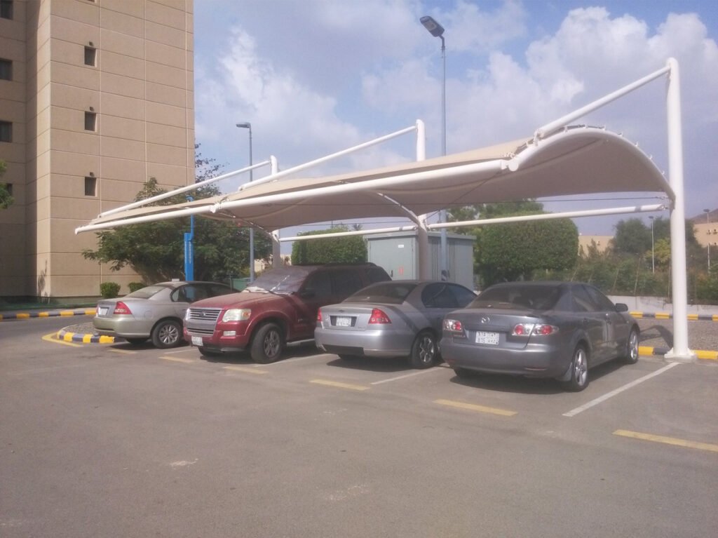 Single Cantilever Car Parking Shades KSA (2)
